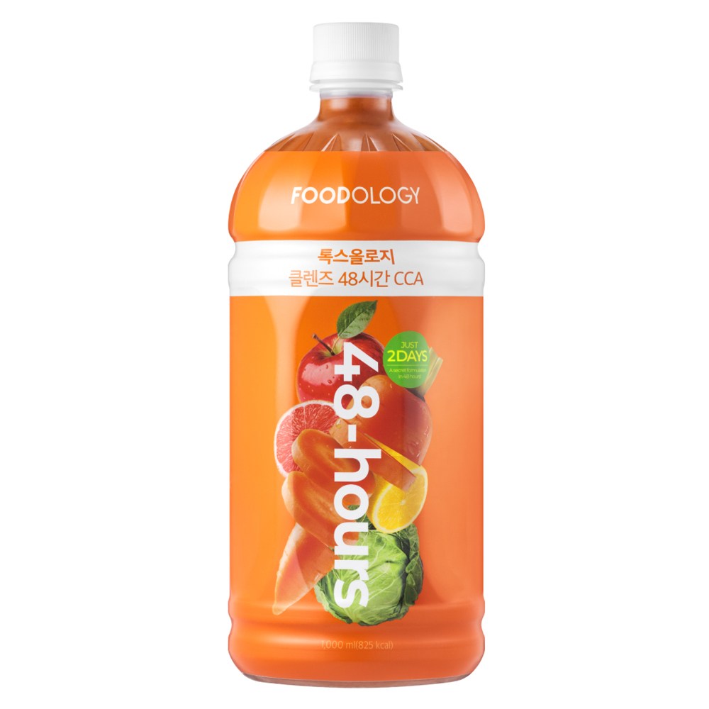 푸드올로지 톡스올로지 48시간 CCA 클렌즈주스, 1L, 1개