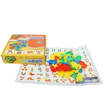 키즈세상 유아용 창의력 블럭 교구 E3퍼즐블럭(60피스)