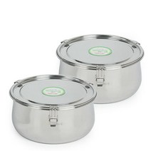 [키친아트] 올스텐 웰빙 원형 찬통 대 x 2개, 단품