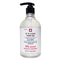 손소독제 500ml 에탄올함량 70% 겔타입 닥터스, 단품