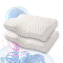 이룸홈 C커브 경추 목디스크 일자목 메모리폼 베개, 벌집 그레이