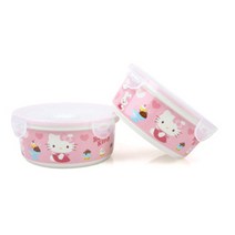 헬로키티 도자기밀폐(중)2P 핑크 HK3147