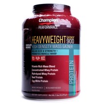 Champion Nutrition 헤비웨이트 게이너 900 초콜릿 브라우니, 3175g, 1개