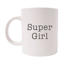 의미가 머그컵 26 x 9.5 cm, SUPER GIRL, 1개