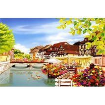 직소퍼즐 - 어느 화창한 봄날에 조각 액자 만들기, 1