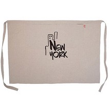 의미가 린넨 기본 앞치마 NEWYORK