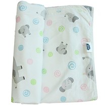 따숨 베이비코끼리 광목 유모차담요 코끼리패턴 100g