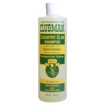 클럽맨 컨트리 클럽 샴푸 내추럴 헤어 증모제, 473ml, 1개