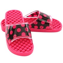 [샤바스] 땡땡이 지압 욕실화, 1개