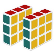 1x3x3 두뇌개발 스퀘어큐브, 혼합색상, 2개