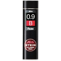 [문구살래]펜텔 아인슈타인 샤프심, 0.9mm-B, 1개, 0.9mm-B