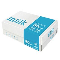 한국제지 밀크 A3용지, A3, 1250매
