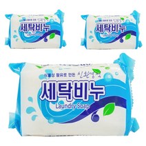 태광 친환경적 세탁비누, 420g, 3개