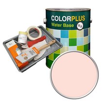 노루페인트 컬러플러스 페인트 4L   도구 세트, 1세트, 제니아