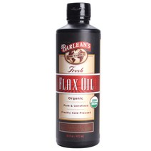 바린스 프레쉬 플랙스 오일 글루텐 프리 비건, 1개, 473ml