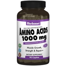 블루보넷 아미노 애시드 1000mg 글루텐 프리 캐플렛, 90개입, 1개