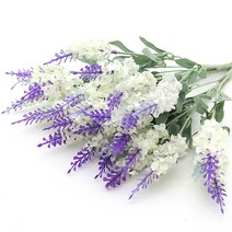 행복한마을 조화 부쉬 라벤더, 화이트