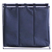 룸앤홈 우노 분리수거함 3칸, 네이비, 1개