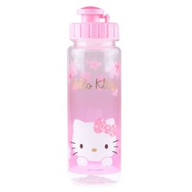 릴팡 헬로키티 벚꽃 스탬프 보틀, 핑크, 500ml, 1개