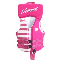 맘네스트 키즈 네오플랜 수영조끼, 핑크