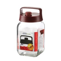 아이에코리아 숨쉬는 유리 저장용기, 1.4L, 1개