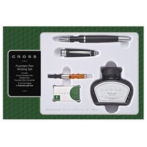 크로스 베일리 만년필 GIFT BOX AT0456H-11MS/4, M, 매트 블랙