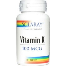 솔라레이 비타민 K 100mcg 타블렛, 100개입, 1개