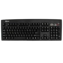큐센 PS2 게이밍 키보드, SEM-DT35, 블랙, 상세페이지 참조