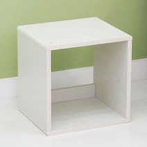 아이리스코리아 디자인 모던 큐브 공간박스 QR-34, 화이트