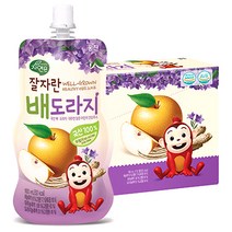 자연은 잘자란 어린이 배도라지 주스 100ml, 배+도라지+대추 혼합맛, 10개입