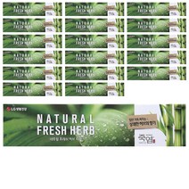 죽염 네츄럴 프레쉬 허브 치약, 160g, 18개