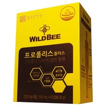 종근당건강 와일드비 프로폴리스 플러스, 60캡슐, 1개