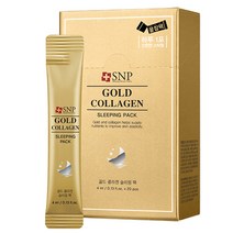 에스엔피 골드 콜라겐 슬리핑 팩 스틱형, 80ml, 1개