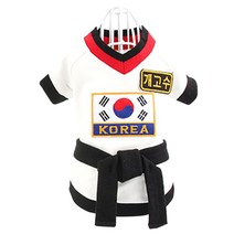 도그아이 애견 태권도복, 검정띠