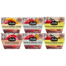 아넬라 12일 솔루션 생과일 디저트 6팩 세트, 사과배, 바나나, 망고, 사과, 랜덤, 1세트, 1200g