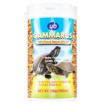 YB 감마루스 건조새우 거북이 사료, 1L, 1개