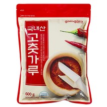 곰곰 국내산 고춧가루, 600g, 1개