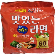 삼양 맛있는라면 얼큰해물맛 115g, 5개