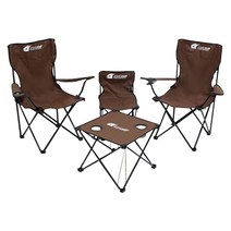 조아캠프 트래블 캠핑 테이블 의자 5종 세트, ▲트래블5종세트 브라운[CC125]