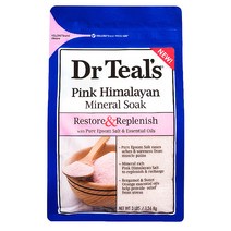 닥터틸즈 핑크 히말라얀 미네랄 소크 위드 엡섬 바디솔트, 2개, 1.36kg