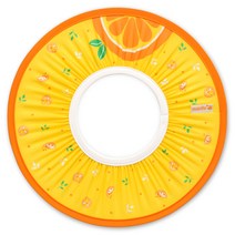 마니또 과일 무늬 샴푸캡, 오렌지, 1개