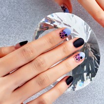 넬로 팔레트 젤 네일 스티커, 썸띵콜드, 1세트