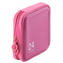 세미 하드 CD 케이스 24매, 핑크, 1개