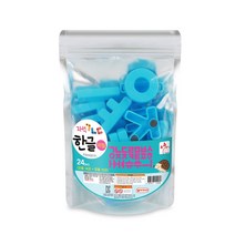 자석나라 한글 자석글자 리필, 한글 자모음 24자 자석