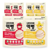 내아이애 유기농쌀 떡뻥 유아과자, 사과 3p +바나나 3p, 1세트