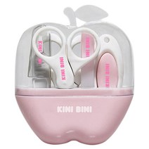 키니비니 애플케이스 손톱깍이 5종 세트, 혼합 색상, 1세트