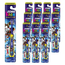 2080 키즈 또봇V 2step 유아칫솔, 랜덤 발송, 12개