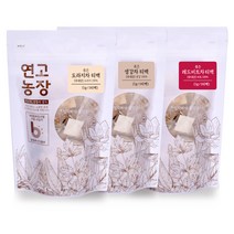 연고농장 세트4 도라지차 티백 1g x 25p + 생강차 티백 1g x 25p + 레드비드차 티백 1g x 25p
