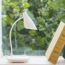 아이린 충전식 무선 전구형 LED 스탠드 IR900, 화이트 IR900W