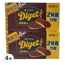 오리온 닥터유 다이제 초코, 311g, 4개